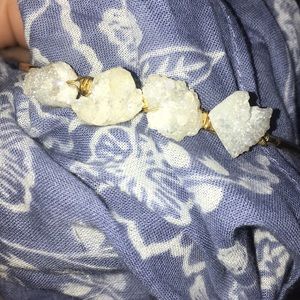 Adorable “quarzy” rock bangle. FREE w/ purchase!